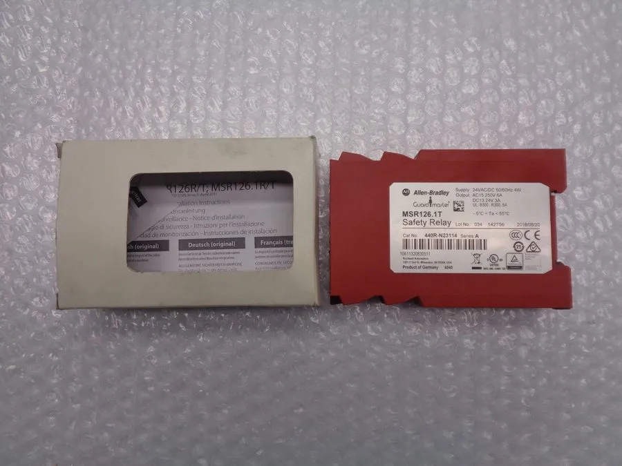 Реле безопасности ALLEN BRADLEY 440R-N23114 SER.A RELAY 24VAC/DC NSMP