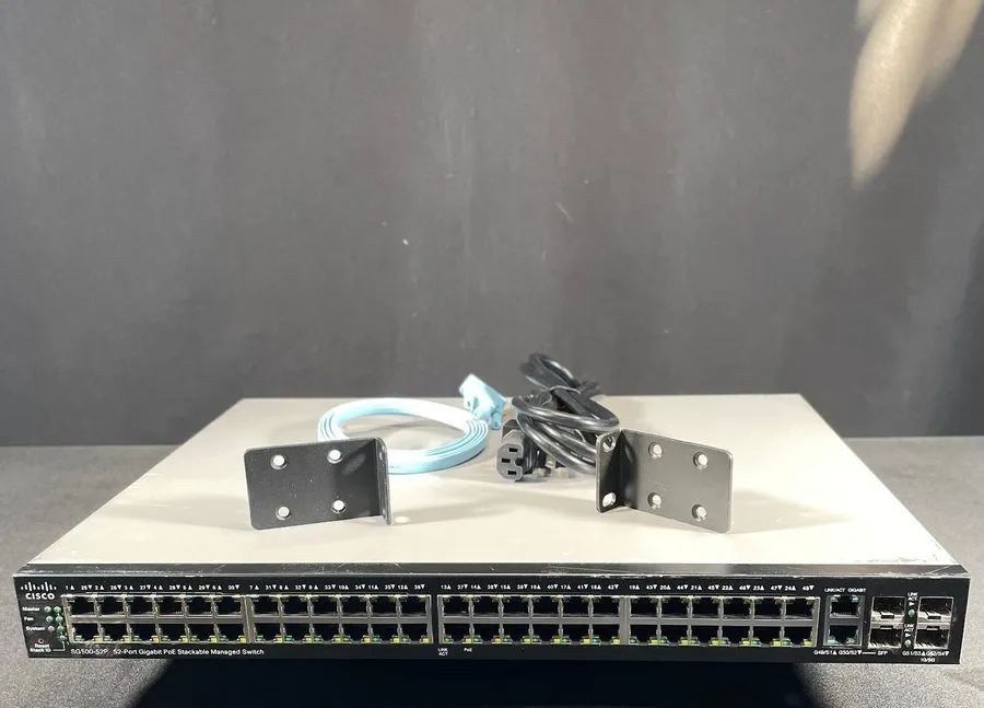 Коммутатор CISCO SG500-52P-K9 V04 52-Port Gigabit PoE Stackable Manage Switch