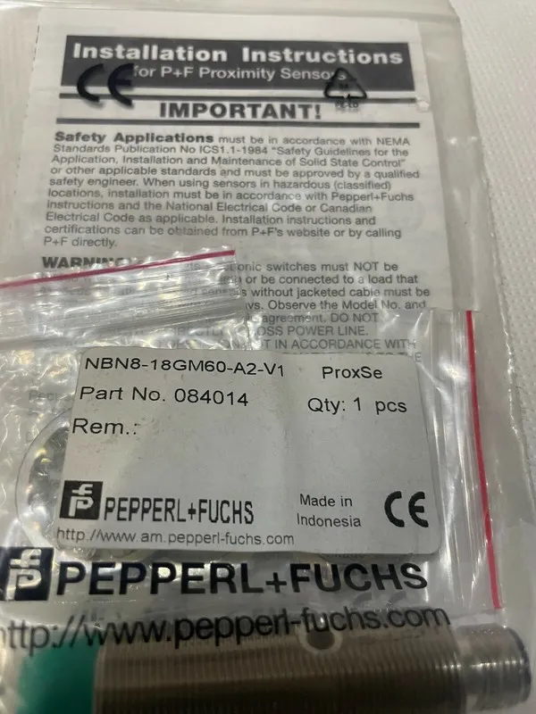 Датчик приближения PEPPERL+FUCHS NBN8-18GM60-A2-V1 Proximity Sensor Y98327S