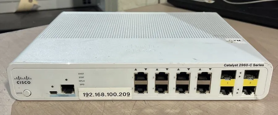 Коммутатор CISCO WS-C2960C-8TC-L SWITCH