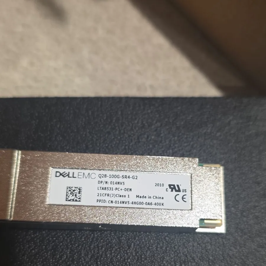 Трансивер Dell Technologies Q28-100G-SR4-G2 QSFP28 100G SR4 Transceiver — фото лота 2
