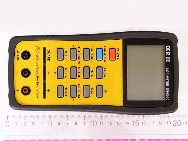 Тестер DER EE DE-5000 High Accuracy Handheld LCR Meter TL-21 TL-23 Set Tools