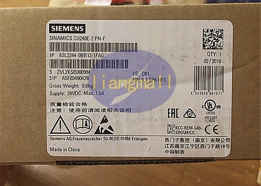 Частотный преобразователь SIEMENS SINAMICS G120 Control Unit 6SL3244-0BB13-1FA0