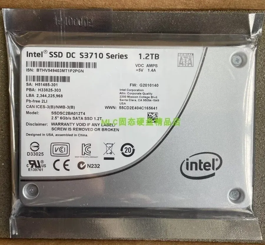 SSD-накопитель Intel DC S3710 Series 1.2TB SSD 6GB/s 2.5" SATA SSDSC2BA012T4P So