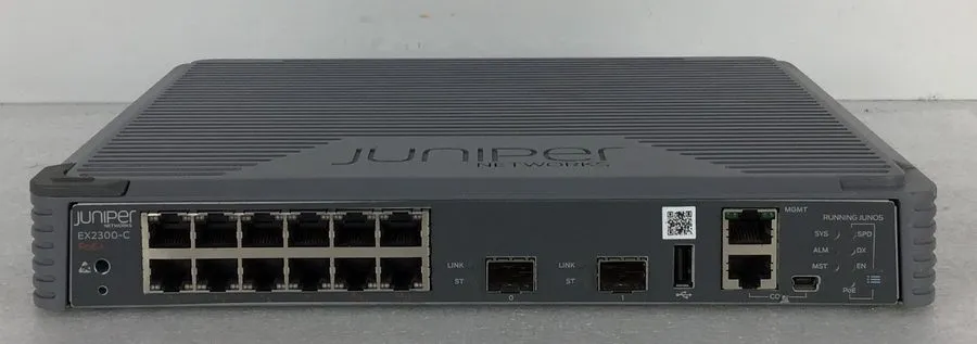 Коммутатор Juniper EX2300-C-12P 12 Port PoE+ Fanless Switch 2x 10GbE SFP+ Junos