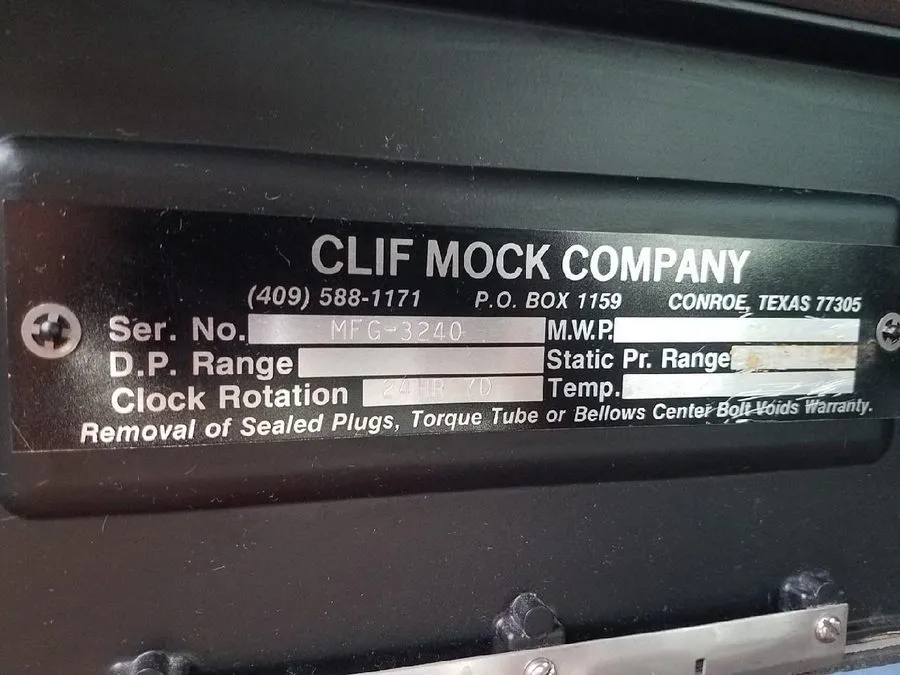 Датчик давления Clif Mock Chart Recorder, Pressure 0-300 PSI SONCEBOZ 820R001 Ch — фото лота 4