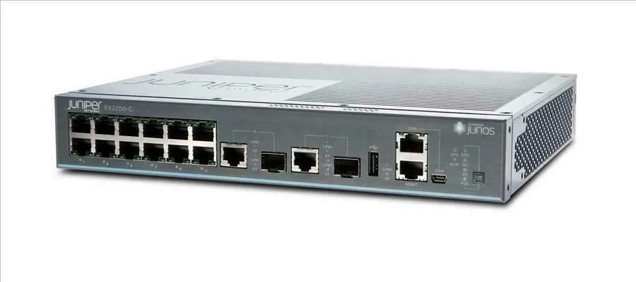 Коммутатор Juniper EX2200-C-12P-2G 12-Port PoE+ Compact Managed Switch