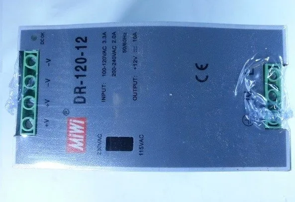 Блок питания Mean Well Replacement DR-120-12 AC to DC DIN-Rail Power Supply 12V