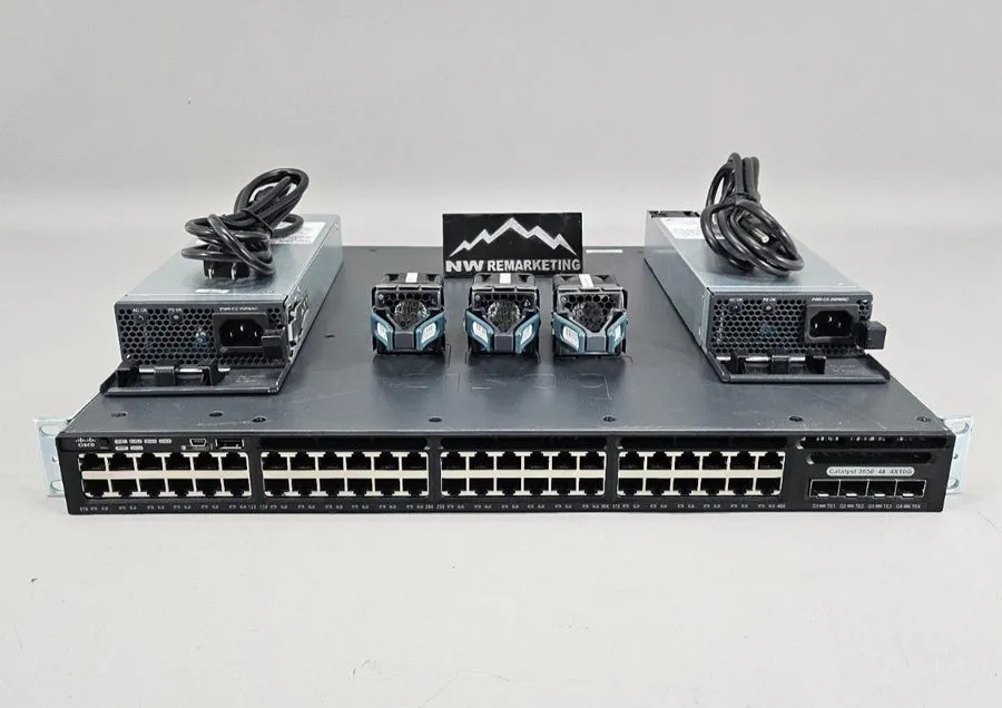 Коммутатор Cisco WS-C3650-48TQ-S 48 x 10/100/1000 ethernet ports, 4 x 10G SFP+ u