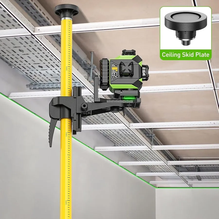 Нивелир 12 Ft./3.7M Professional Laser Level Pole with Tripod and 1/4-Inch by 20