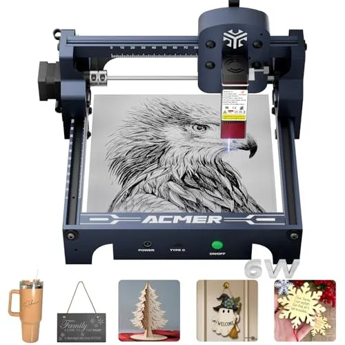 Лазерный гравёр ACMER S1 Laser Engraver 6000mW 130x130mm Area