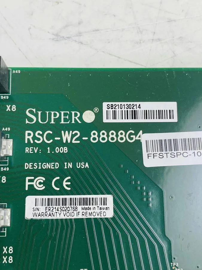 Райзер-плата 2 x Supermicro 2U PCI-Express x16 Riser Card RSC-W2-8888G4 =270$