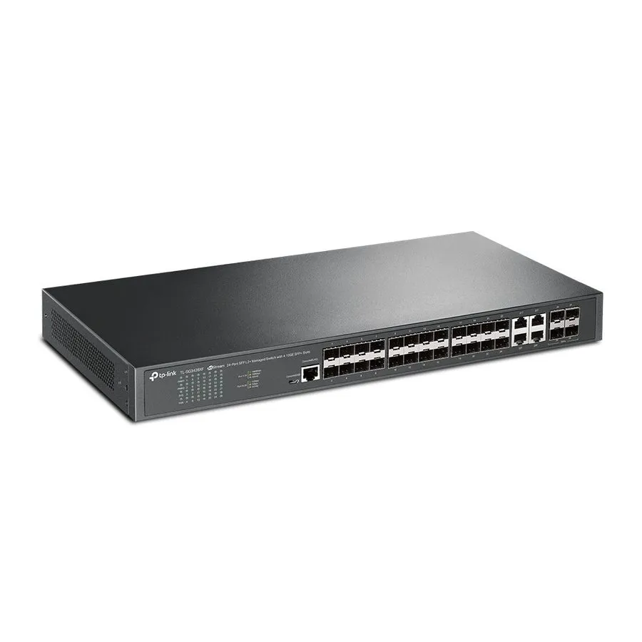 Коммутатор TP-Link SG3428XF Omada 24-Port SFP L2+ Managed Switch 4 10GE SFP+ Slo