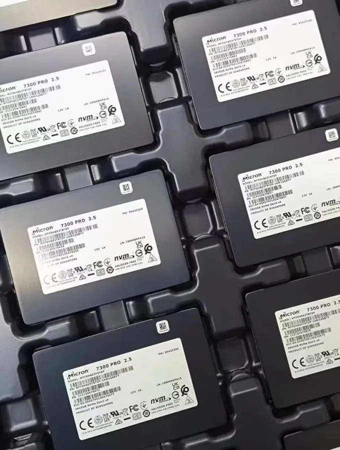 SSD-накопитель Micron 7.68TB NVMe U.2 PCIe Gen 3.0 x4 RI SFF 2.5" SSD 7300 PRO M