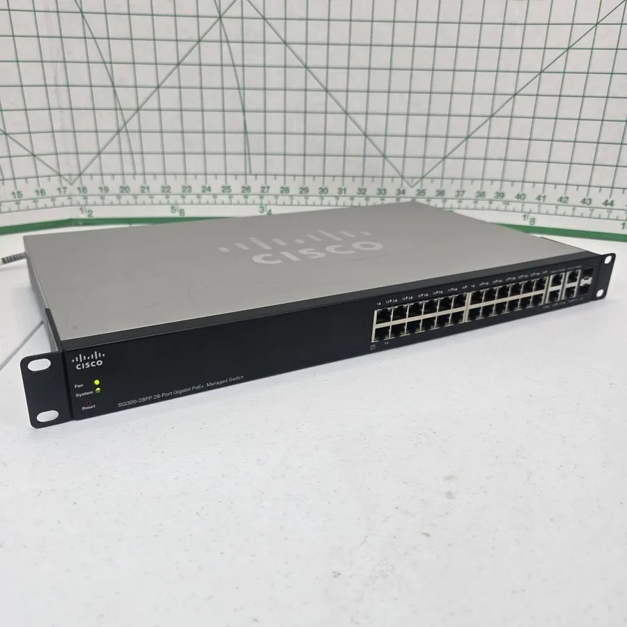 Коммутатор Cisco SG300-28PP 28-Port Gigabit PoE Managed Network Switch