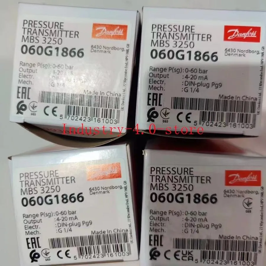 Датчик давления Danfoss Pressure Transmitter Sensor MBS3250 060G1791 0-10bar 4-2
