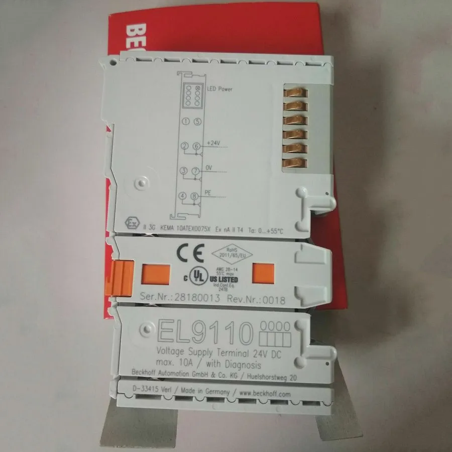 Модуль ввода-вывода 1PC BECKHOFF EL9110 PLC In Box Expedited Shipping