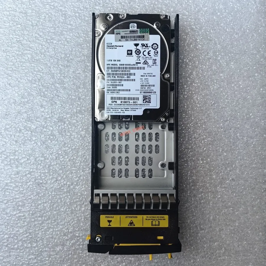 Жёсткий диск HPE K2P94B/P03799-001 1.8TB 10K RPM 12Gb SAS 2.5" HS HDD