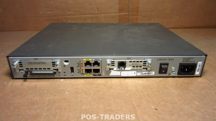 Маршрутизатор Cisco CISCO1841 1841 2-Port Integrated Service Network Router