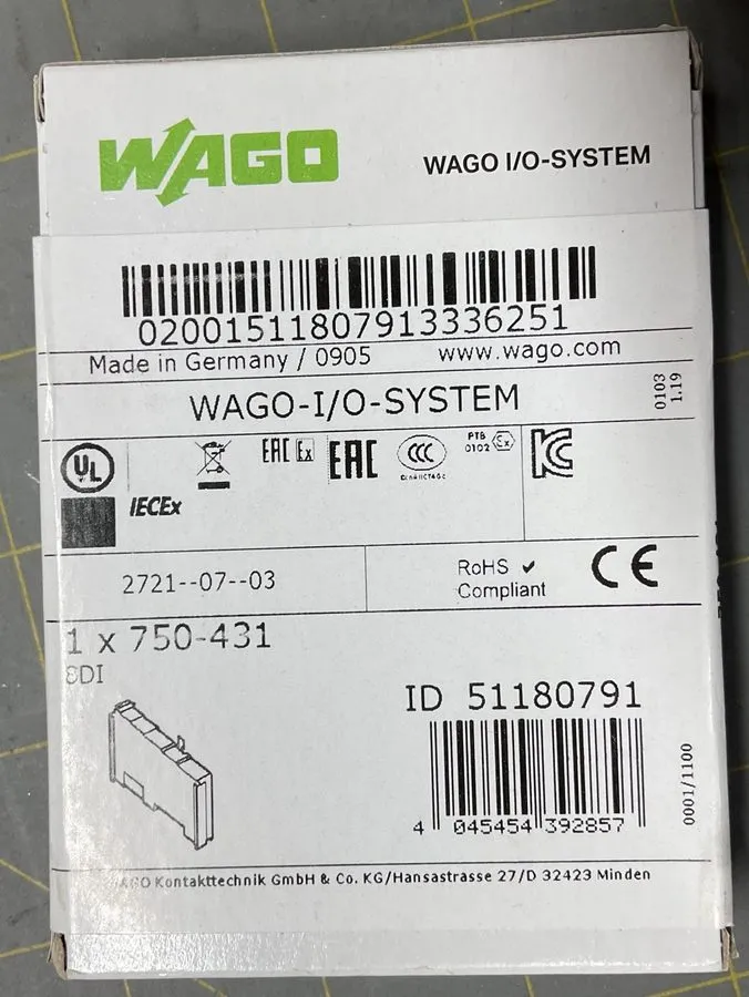 Модуль WAGO 750-431 WAGO Module Fast /b