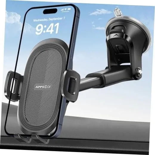 Вакуумная присоска Car Phone Holder Military-Grade Suction Cup Dashboard Black-1
