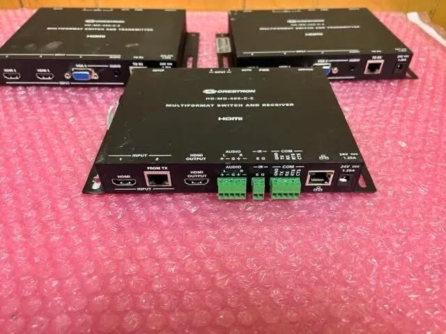 Объектив Crestron HD-MD-400-C-E DM Lite HD Scaling Auto-Switcher HDMI Catx Exten