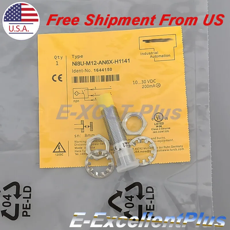 Датчик приближения TURCK Ni8U-M12-AN6X-H1141 PROXIMITY SENSOR 10-30VDC 200mA 8mm