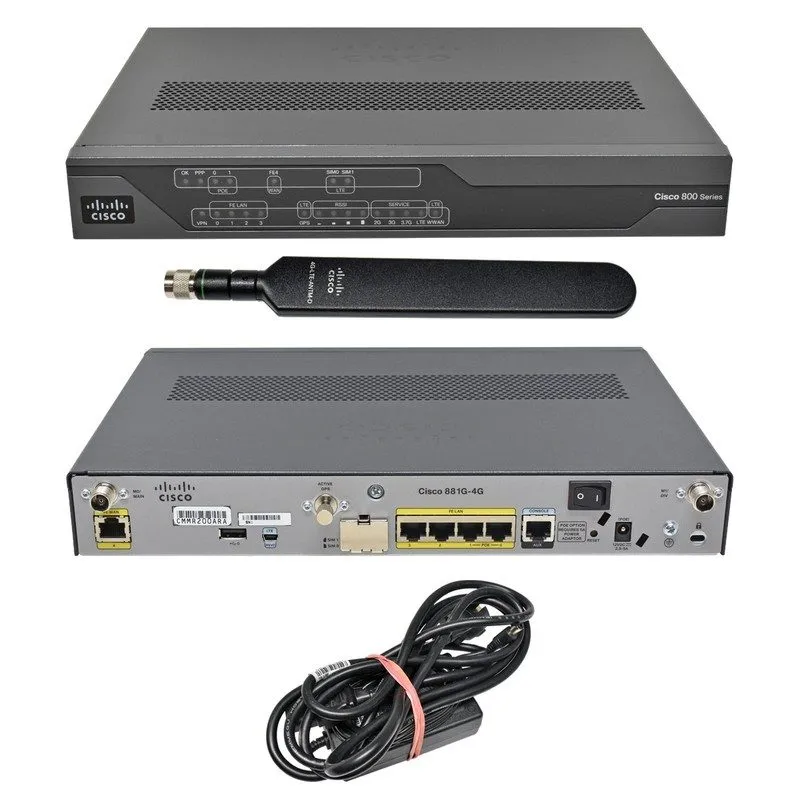 Маршрутизатор Cisco C881G-4G-GA-K9 4-Port Fast Ethernet Integrated Services Rout