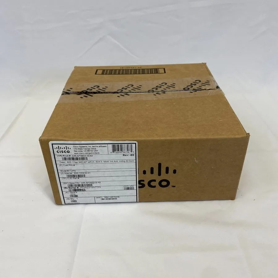 Точка доступа Wi-Fi CIsco AIR-AP38021-B-K9 White Access Point