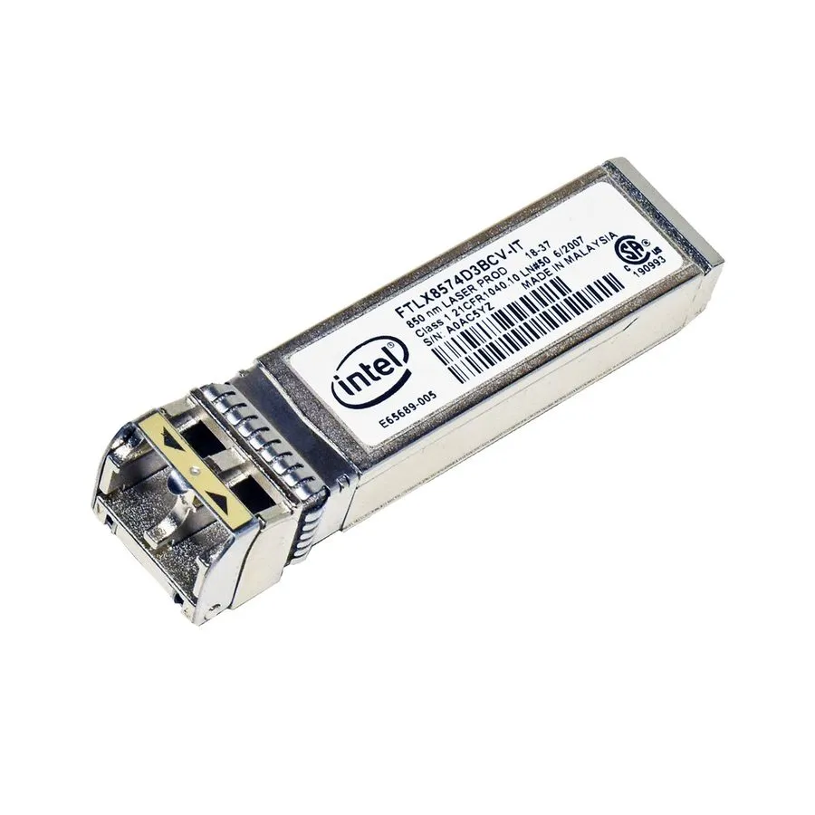 Трансивер Intel FTLX8574D3BCV-IT E65689-005 0XYD50 10G SFP+SR 850nm LC Transceiv