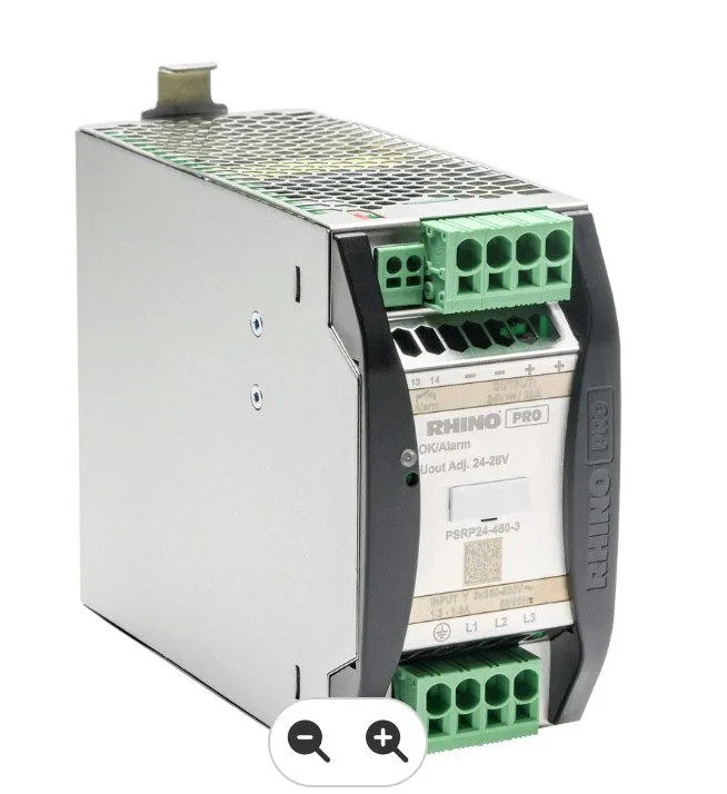 Блок питания RHINO PRO PSRP-24-480-3 24V 20A 480W 3-Phase DIN Rail Switching Pow — фото лота 1