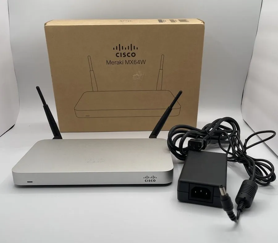Маршрутизатор Cisco Meraki MX64W Cloud Managed Security Gateway Wireless Router