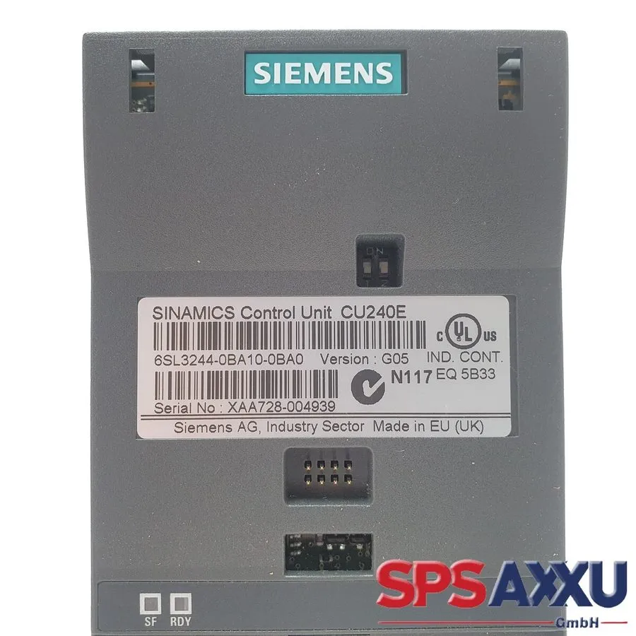Частотный преобразователь P:VT26 Siemens 6SL3244-0BA10-0BA0 SINAMICS G120 Contro
