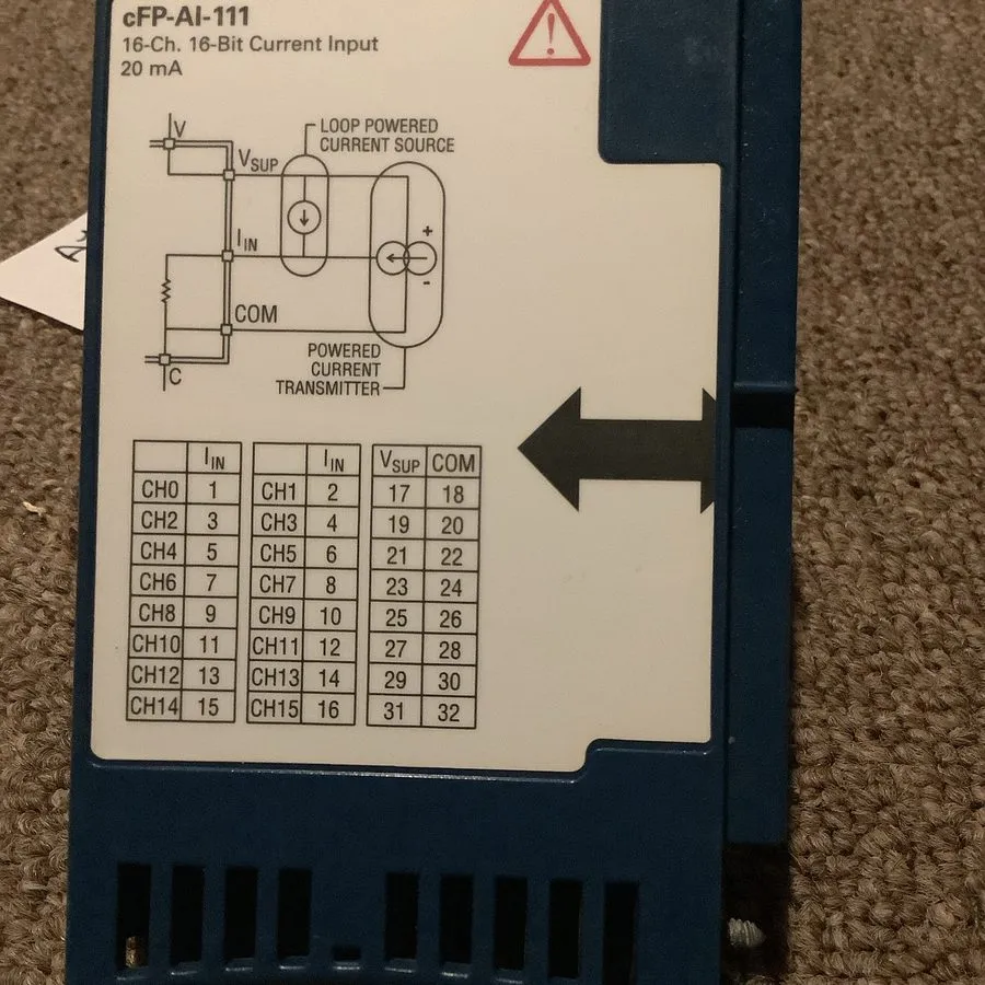 Трансивер NATIONAL INSTRUMENTS CFP-AI-111 ANALOG INPUT MODULE 18594DE-O2L Pull