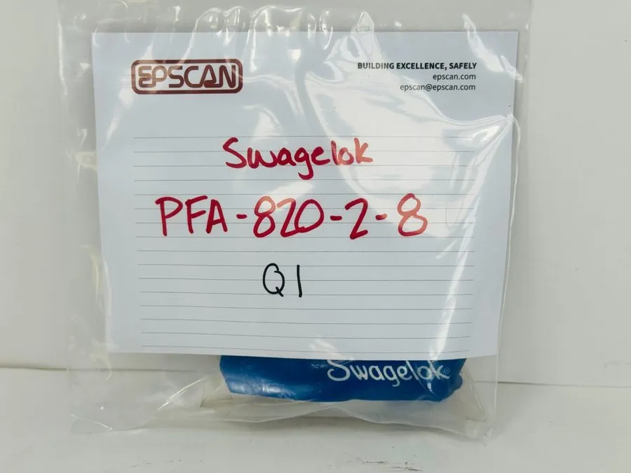 Фитинг Swagelok PFA-820-2-8 PFA Swagelok Male Elbow Tube Fitting R1BIFA010B