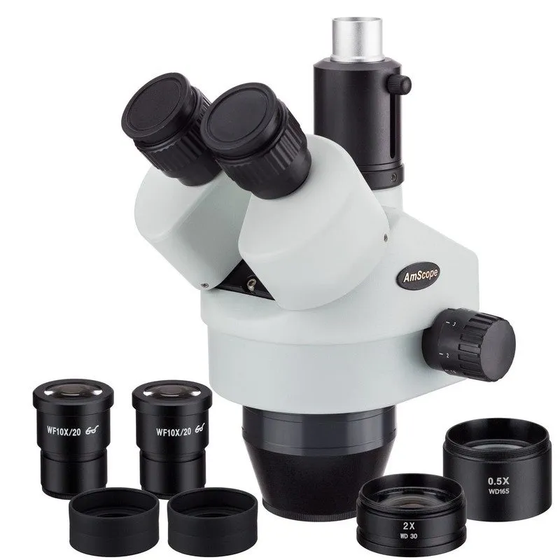 Микроскоп AmScope 3.5X-90X Trinocular Zoom Stereo Microscope Head w Super Widefi