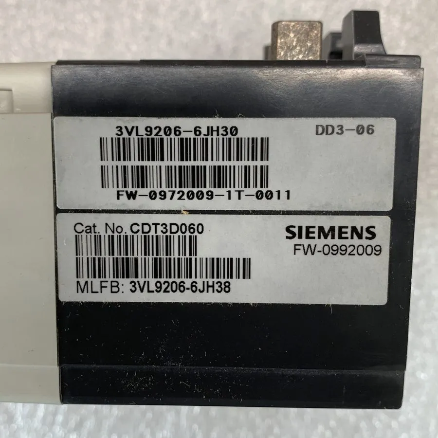 Автоматический выключатель SIEMENS 3Vl9206-6JH38 CIRCUIT BREAKER TRIP UNIT CDT30