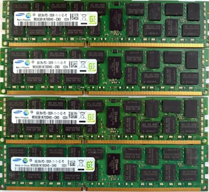 Модуль памяти Samsung 8GB ram DDR3 10600R ECC M393B1K70DH0 Registered Server RAM — фото лота 1