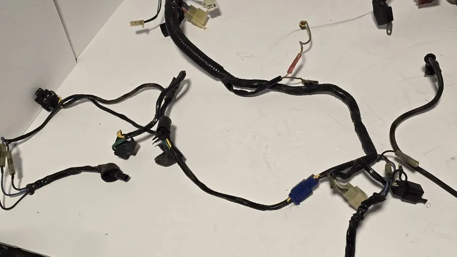 Жгут проводов 1992 Yamaha fzr600 Whole Wiring Harness 1989-1992 — фото лота 2