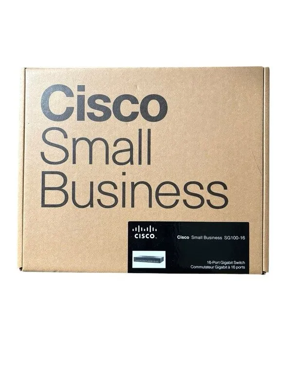Коммутатор Cisco Small Business SG100-16.v2 Rack-Mountable 16-Ports Gigabit Swit