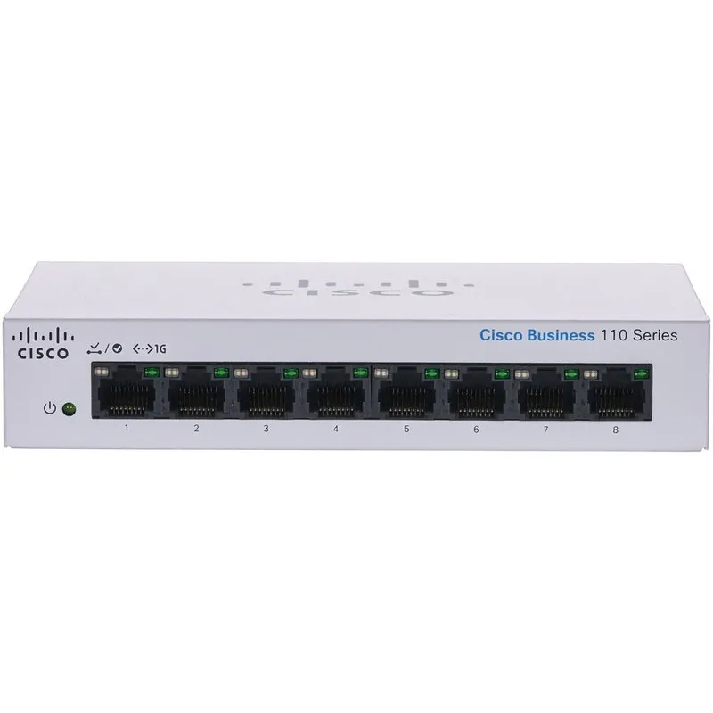 Коммутатор Cisco CBS110-8T-D-NA 110 CBS110-8T-D Ethernet Switch 8 Ports 2 Layer