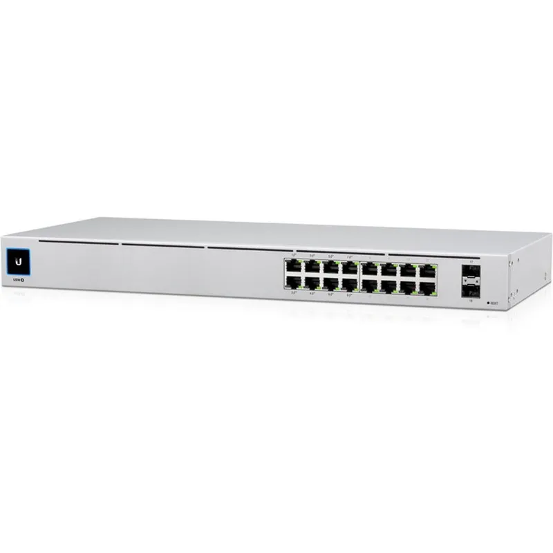 Коммутатор Ubiquiti UniFi USW-16-PoE 16-Port Gigabit PoE Fully Managed Rackmount