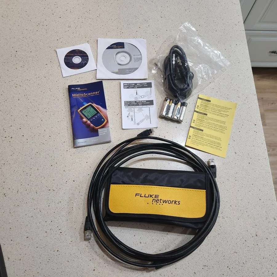 Тестер Fluke Networks MS2-KIT Microscanner 2 & Intellitone Pro 200 Cable Test Ki — фото лота 2