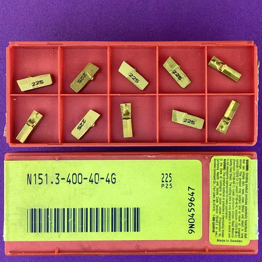 Режущий инструмент SANDVIK COROMANT N151.3-400-40-4G Carbide Grooving Insert; 22