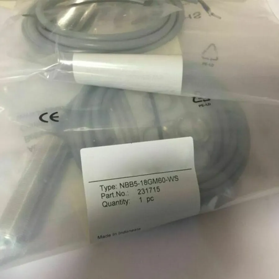 Датчик приближения Pepperl+ Fuchs NBB5-18GM60-WS 250VAC 200mA Proximity Sensor 1
