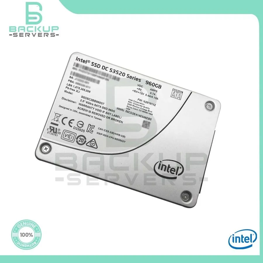 SSD-накопитель Intel DC S3520 Series 960GB SSD 2.5" SATA 6Gbs Solid State Drive