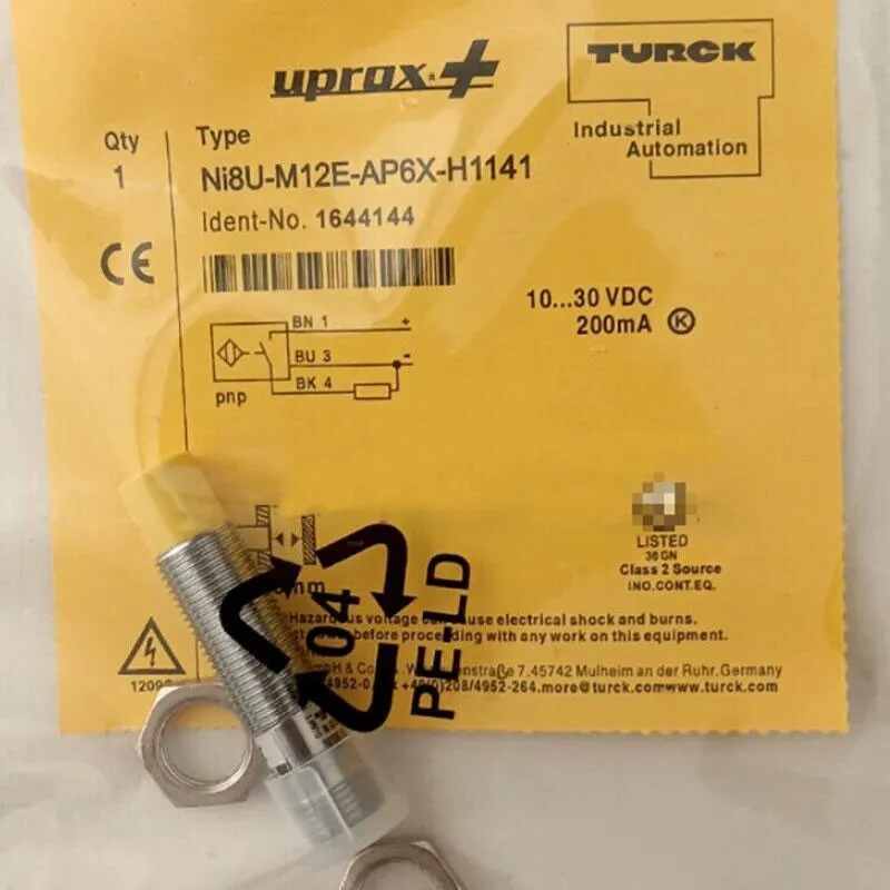 Датчик приближения TURCK Proximity Sensor Ni8U-M12E-AP6X-H1141 1644144