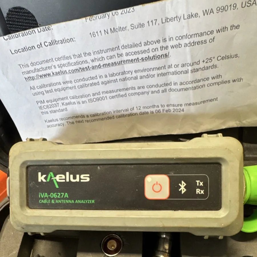 Антенна Kaelus IVA-0627A Cable & Antenna Analyzer Kit, 694-2700 MHz, No Options