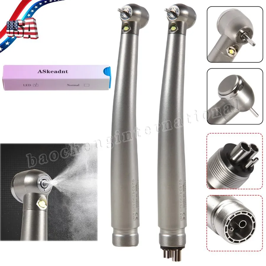 Стоматологический наконечник Dental Fiber Optic LED E-generator high Speed Handp