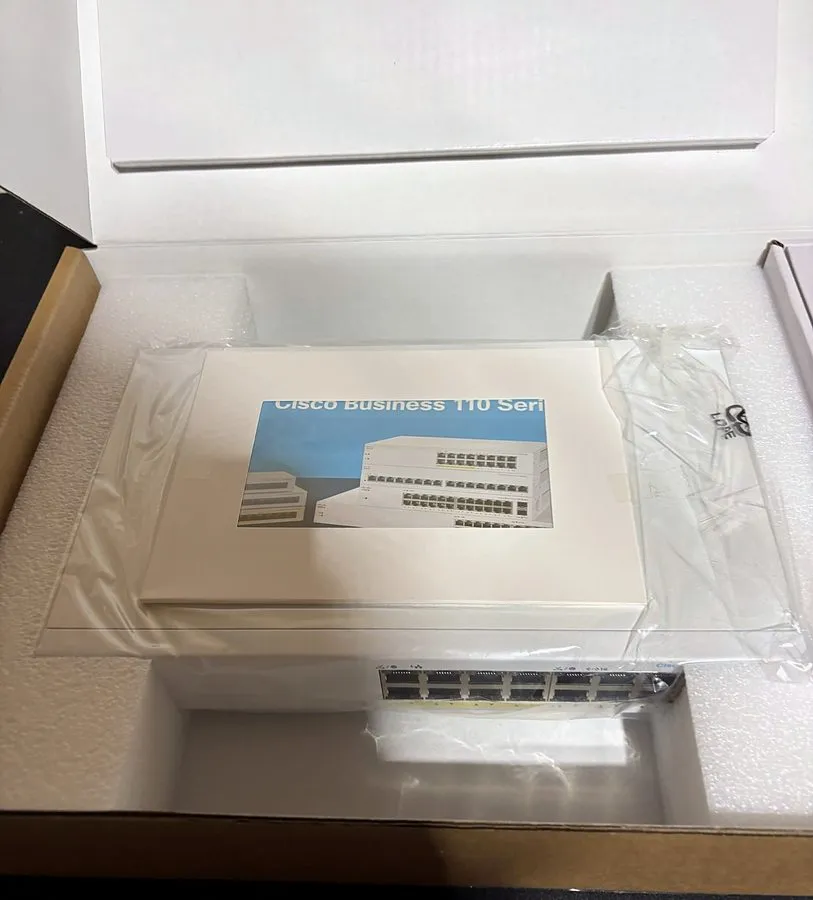 Коммутатор Cisco CBS110-16PP-NA 16-Port Gigabit PoE+ Unmanaged Switch 64W